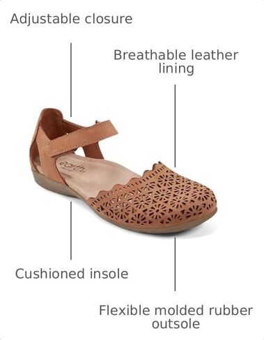 Earth Footwear Women's, Bronnie Sandal, Medium Natural 101,11 M in Kuwait