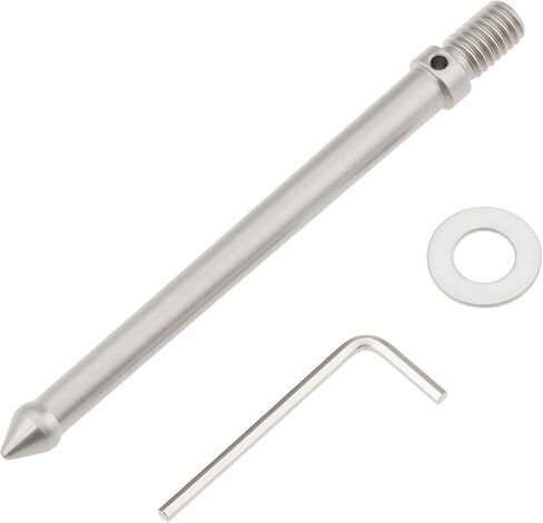 12cm Stainless Steel Spike Mount Adapter with 3/8 Inch Screw Thread for Tripod Monopod in Kuwait
