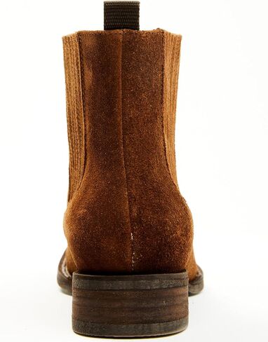 Shyanne Women's Women's Beverly Pull-On Western Booties Broad Square Toe Brown 9 1/2 M in Kuwait