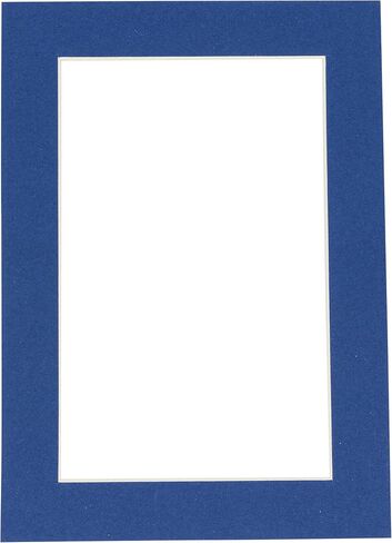 8.5x11 Mat Bevel Cut for 5.5x8.5 Photos - Acid Free Bottle Blue Precut Matboard - For Pictures, Photos, Framing - 4-ply Thickness in Kuwait
