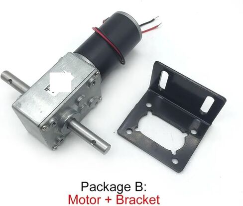 5840-31zy DC 12Volt Gear Electronic Starter Double Shaft Long 33MM Reverse Gearbox All Metal 12-470RPM Package B 12V 470rpm Motor Drivers in Kuwait