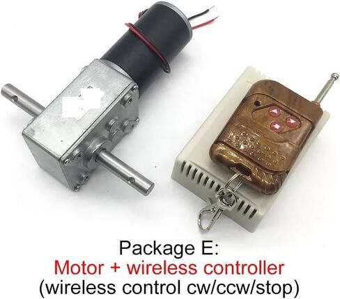 5840-31zy DC 12Volt Gear Electronic Starter Double Shaft Long 33MM Reverse Gearbox All Metal 12-470RPM Package B 12V 470rpm Motor Drivers in Kuwait