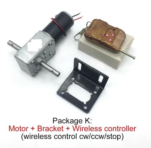 5840-31zy DC 12Volt Gear Electronic Starter Double Shaft Long 33MM Reverse Gearbox All Metal 12-470RPM Package B 12V 470rpm Motor Drivers in Kuwait