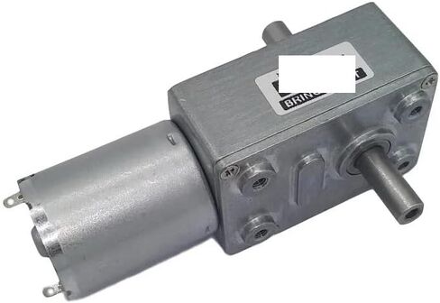 6V Small DC Gear Reduction Electronic Starter JGY370S 12V Double Shaft Worm Gear Electronic Starter 24V Self-Lock Package A 24V 6rpm Motor Drivers in Kuwait