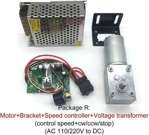 A58SW-555 Geared DC Electronic Starter Worm Gearbox 12-470RPM High Torque D Shaft Reversed Self-Lock Package B 12v 80rpm Motor Drivers in Kuwait