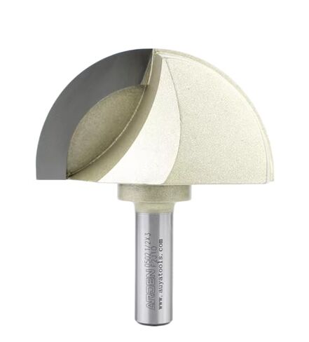 1PCS Core Box Router Bit, 1/2 Inch Shank, 3 Inch Round Bottom Groove Bit, Carbide Tipped Radius Ball Nose Woodworking Cutter for Wood, MDF, Plywood, Particle Board in Kuwait