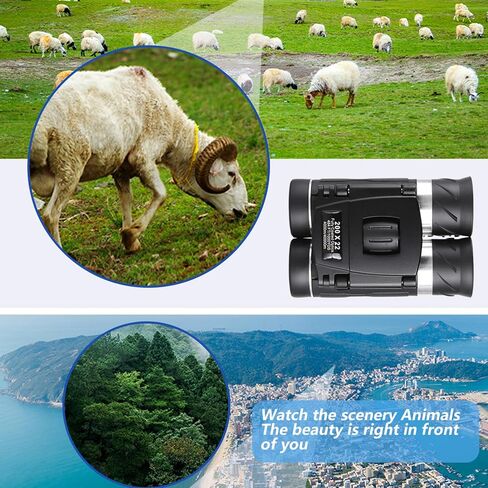 200x22 High Power Compact Binoculars for Adults, Waterproof Magnification Optics in Kuwait