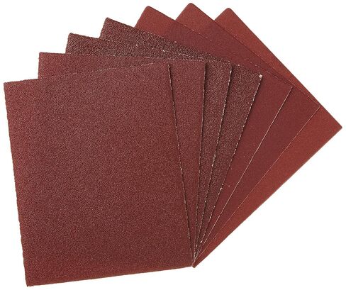 BLACK+DECKER Sandpaper Assortment, 1/4-Inch Sheet, 6-Pack (74-606) in Kuwait