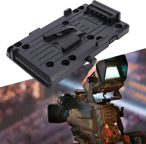 Fabater V Mount D Tap Battery Plate Adapter, 50W Power Adapter Plate with D Tap Output and Adjustable Screw Holes, V Mount Plates for Powering Camera Monitor Video Light in Kuwait