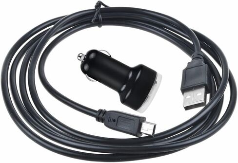 Car Auto DC Power Supply Power Cord Power Cable Charger + USB Cable Compatible with GoPro Go pro HD Hero 2 HD2-14 Camera HD214 in Kuwait