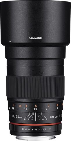 Samyang 135mm f/2.0 ED UMC Telephoto Lens for Sony E-Mount Interchangeable Lens Cameras | Capture distant subjects with sharp telephoto performance and bright optics for portraits, wildlife and sports. in Saudi Arabia