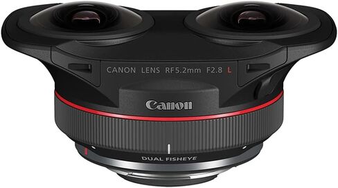 Canon RF5.2mm F2.8 L Dual Fisheye Lens - 3D Virtual Reality, 180 Degree VR, EOS R5 Compatible in Kuwait