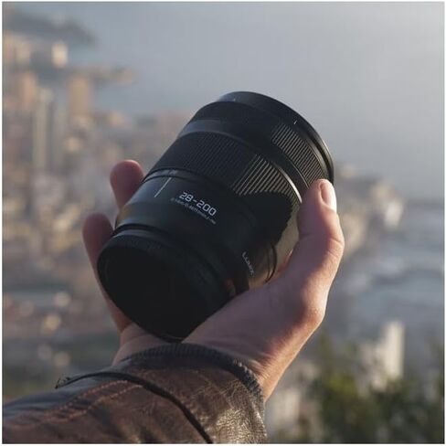 Panasonic Lumix S-R28200E 28-200mm F4.0-7.1 Macro OIS Lens, Full Frame Camera Lens, Wide & Long Zoom Lens, Dual IS 2, Dust/Splash/Freeze-Resistant, Ideal for 4K Video, Black in Kuwait