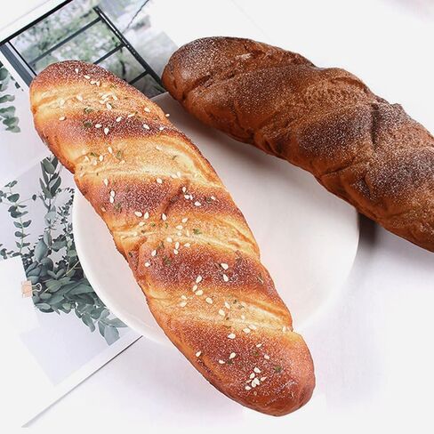 LIFKOME Artificial Bread Model Pu Fake Bread Simulated Photo Prop 9.05 X 2.75 X 1.37 in Lifelike Model for Bakery Display Kitchen Decor Pretend Play Food Party Decoration in Kuwait
