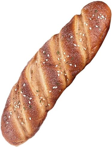 LIFKOME Artificial Bread Model Pu Fake Bread Simulated Photo Prop 9.05 X 2.75 X 1.37 in Lifelike Model for Bakery Display Kitchen Decor Pretend Play Food Party Decoration in Kuwait