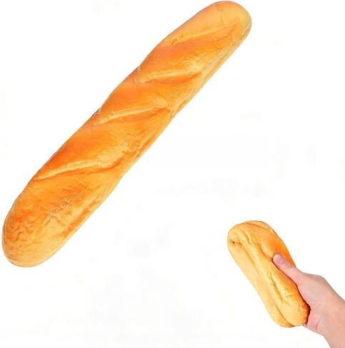 Sewroro Fake Baguette Pu Bread Prop 13.77 inch Simulation Bread Model Artificial for Kitchen Display Photo Props Bakery Decor Teaching Tool House Decoration in Kuwait