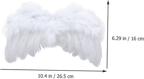 Artibetter Angel Wings with Headband Newborn Photo Props Set Photography Decor Light and Design Newborn Photo Shoot Accessories in Kuwait