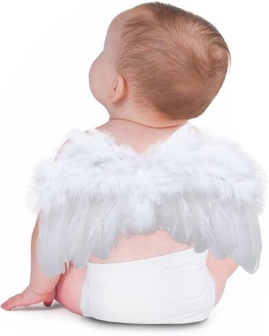 Artibetter Angel Wings with Headband Newborn Photo Props Set Photography Decor Light and Design Newborn Photo Shoot Accessories in Kuwait