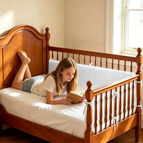 4pc Soft Edge Protection for Children Railings, Safety Frame,Balcony Railing Bottom Protection, Stair Railings, Anti-Collision Protection, Easy to Install, Washable.(White) in Kuwait