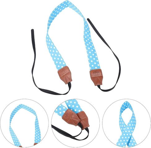 ULTECHNOVO Adjustable Comfortable Camera Neck Strap with Soft Pu and Nylon Material Versatile Shockproof Shoulder Sling Belt for Protecting Camera during Travel and Outdoor Activities in Kuwait