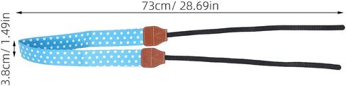 Adjustable Camera Shoulder Strap for Dslr & Sports Cameras, Protective Pu and Nylon Material with Multiple Secure Connection Points, Minimizes Vibration for Travel and Outdoor Use in Kuwait