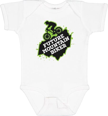 inktastic Mountain Biking Future Mountain Biker Baby Bodysuit in Kuwait