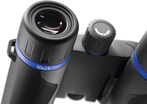 ZEISS Terra ED Pocket 10x25 Compact Binoculars, Black, Lens Cleaning Kit in Kuwait