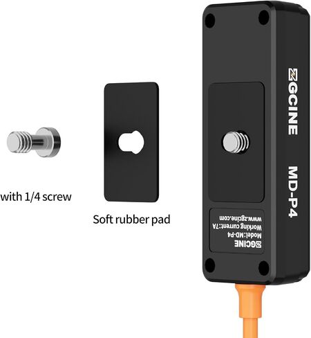ZGCINE MD-P4 D-Tap to 4 D-Tap one Point Four Splitter Adapter, 60cm Nylon Braid Cable, Rotated 180° D Tap for V Mount Battery to Power Monitors,Cameras, Wireless Receivers,Camcorders in Kuwait