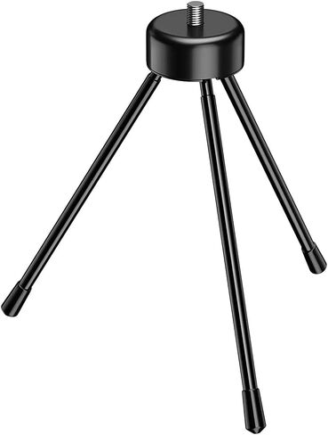 Mini Metal Tripod, Desktop Tripod with 1/4 Inch Screws, Suitable for Projectors and All Cameras, black, 500094070 in Kuwait