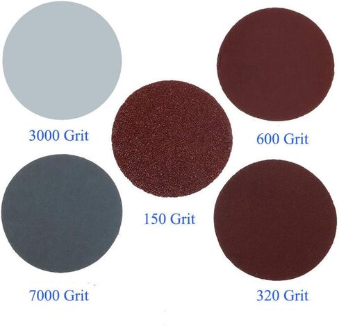Glass Polishing Kit, 34Pcs Deep Scratch Remover Set for Windshield, Windows & Glass Repair with Felt Polishing Pads in Kuwait
