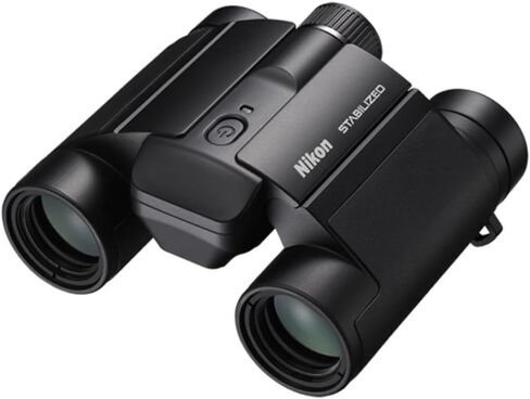 Nikon 12x25 S Stabilized Binoculars with Accessories Bundle (7 Items) in Kuwait