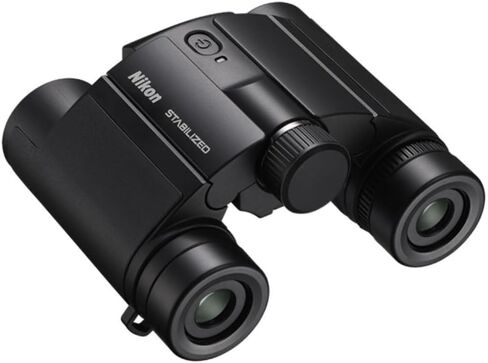 Nikon 12x25 S Stabilized Binoculars with Accessories Bundle (7 Items) in Kuwait