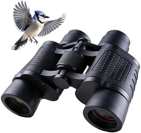 Binocularsfor Adults 80X80 High Power for Bird Watching Hunting Camping | Portable High Magnification Long Range Lightweight Travel Kids High Power Stand Bird Watching Binocular Hiking Camping in Kuwait