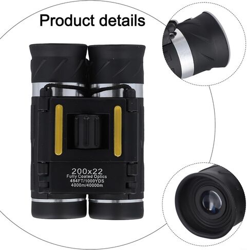 8x22 Binoculars with for bak4 and FMC Lens, Compact Center Focus for Bird Watching Hiking in Kuwait