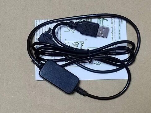Power Supply Cord Fit for Sony NEX-VG10 A58 A99 A57 A77 A100 Camera Cable Charger in Kuwait