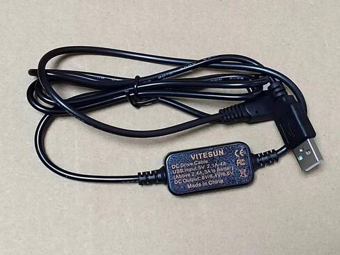 Power Supply Cord Fit for Sony NEX-VG10 A58 A99 A57 A77 A100 Camera Cable Charger in Kuwait