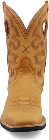 Twisted X Women's 9" Ruff Stock, Wide Square Toe with CellSole, Honey & Honey, 9 B in Kuwait