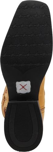 Twisted X Women's 9" Ruff Stock, Wide Square Toe with CellSole, Honey & Honey, 9 B in Kuwait