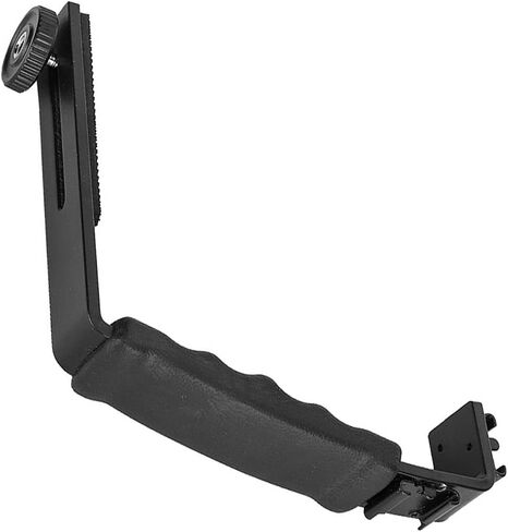 Acouto Camera Flash L Bracket Dual Hot Shoes Holder Mount for Photographers Lightweight and Durable Accessory in Kuwait
