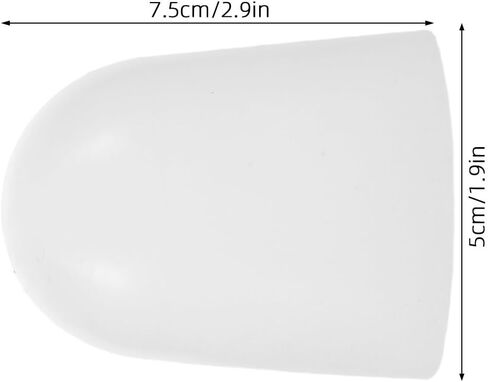 SEWACC Flashlight Diffuser Cap 49-53mm Silicone Beam Soft Light Cover | Adjustable Clip-on Attachment, White Finish, for Emergencies and Romantic Evenings Outdoors in Kuwait