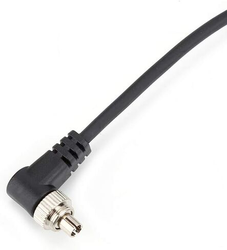Acouto 2.5mm Flash Sync Cable for Professional Photography with Screw Lock Coiled Design for Camera Flash Trigger 100cm Long in Kuwait