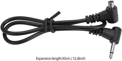 Acouto 12-Inch Lightweight Flash PC Sync Cord 2.5mm Plug Male Cable for Photographers Outdoor Use in Kuwait