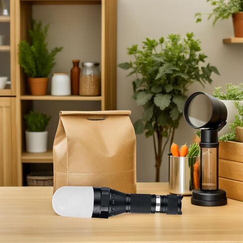 SHOWERORO Flashlight Attachment Diffuser Cap Silicone 49-53mm White | Adjustable Clip-on, Indoor Reading Supplies, Non-glare Lighting, Quick Installation, Versatile Lighting in Kuwait