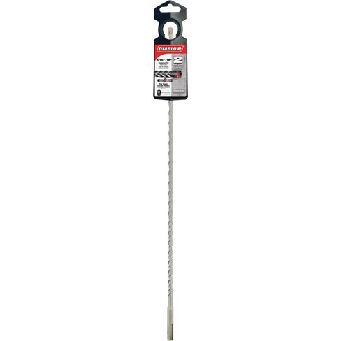 Diablo SDS-Plus 2-Cutter Carbide-Tipped Hammer Drill Bit - 5/16" Diameter | 18" Length, 16" Working Length - Peak Point Tip, Four-Flute Design - DMAPL2210 in Kuwait