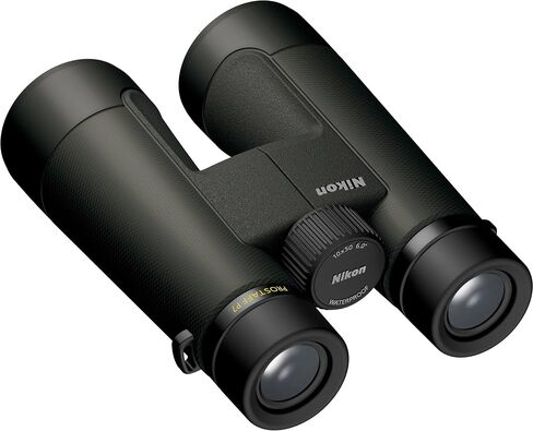 Nikon PROSTAFF P7 10x50 Binoculars with Fully Multicoated Lenses, Phase-Corrected Roof Prisms, Waterproof & Fogproof (16847) + Binocular Strap (2pc Bundle) in Kuwait