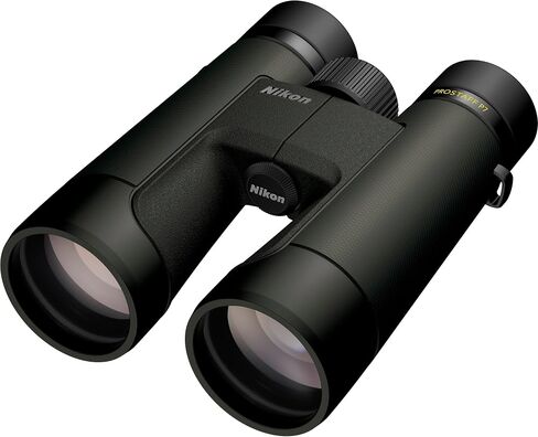 Nikon PROSTAFF P7 10x50 Binoculars with Fully Multicoated Lenses, Phase-Corrected Roof Prisms, Waterproof & Fogproof (16847) + Binocular Strap (2pc Bundle) in Kuwait