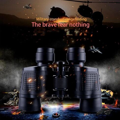 Binoculars 80x80 Long Range for Outdoor Hiking Birdwatching Hunting Travel | High-Magnification Hd Night Vision Binoculars Adult Kids High Power Stand Bird Watching Binocular Zoom Hiking Camping in Kuwait