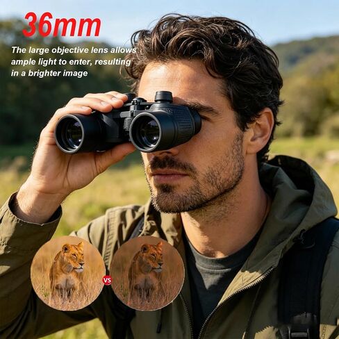 Binoculars 80x80 Long Range for Outdoor Hiking Birdwatching Hunting Travel | High-Magnification Hd Night Vision Binoculars Adult Kids High Power Stand Bird Watching Binocular Zoom Hiking Camping in Kuwait