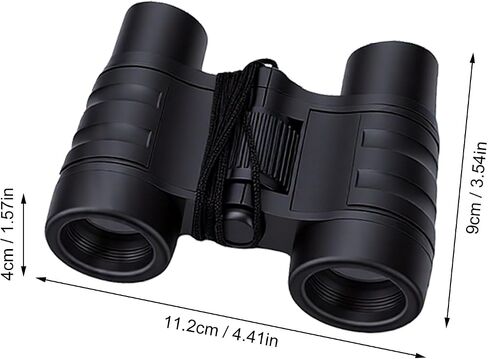 Compact Kids Binoculars Set | Folding Lightweight Bird Watching Telescope for Outdoor Camping Hiking Classroom Activities Birthday Favors Boys Girls Ages 3-12 8PCS in Kuwait