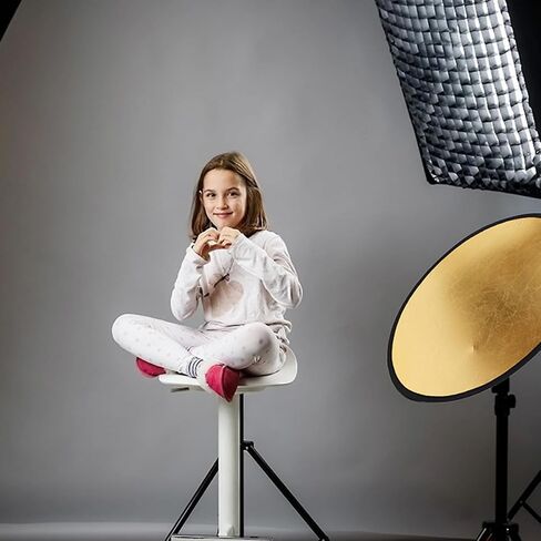 Foldable Photography Light Bounce Panel 2-in-1 Metallic Lighting Board for Photo and Outdoor Studio Use in Kuwait